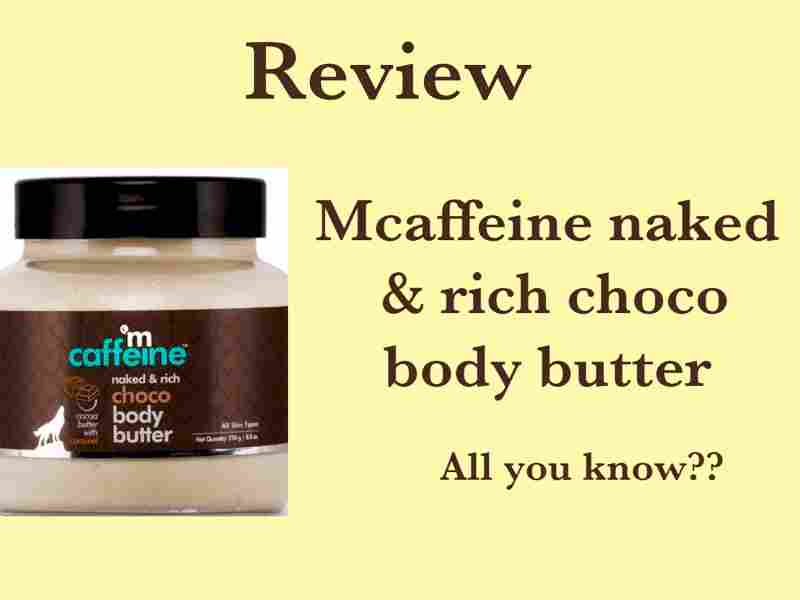 mCaffeine body butter Review