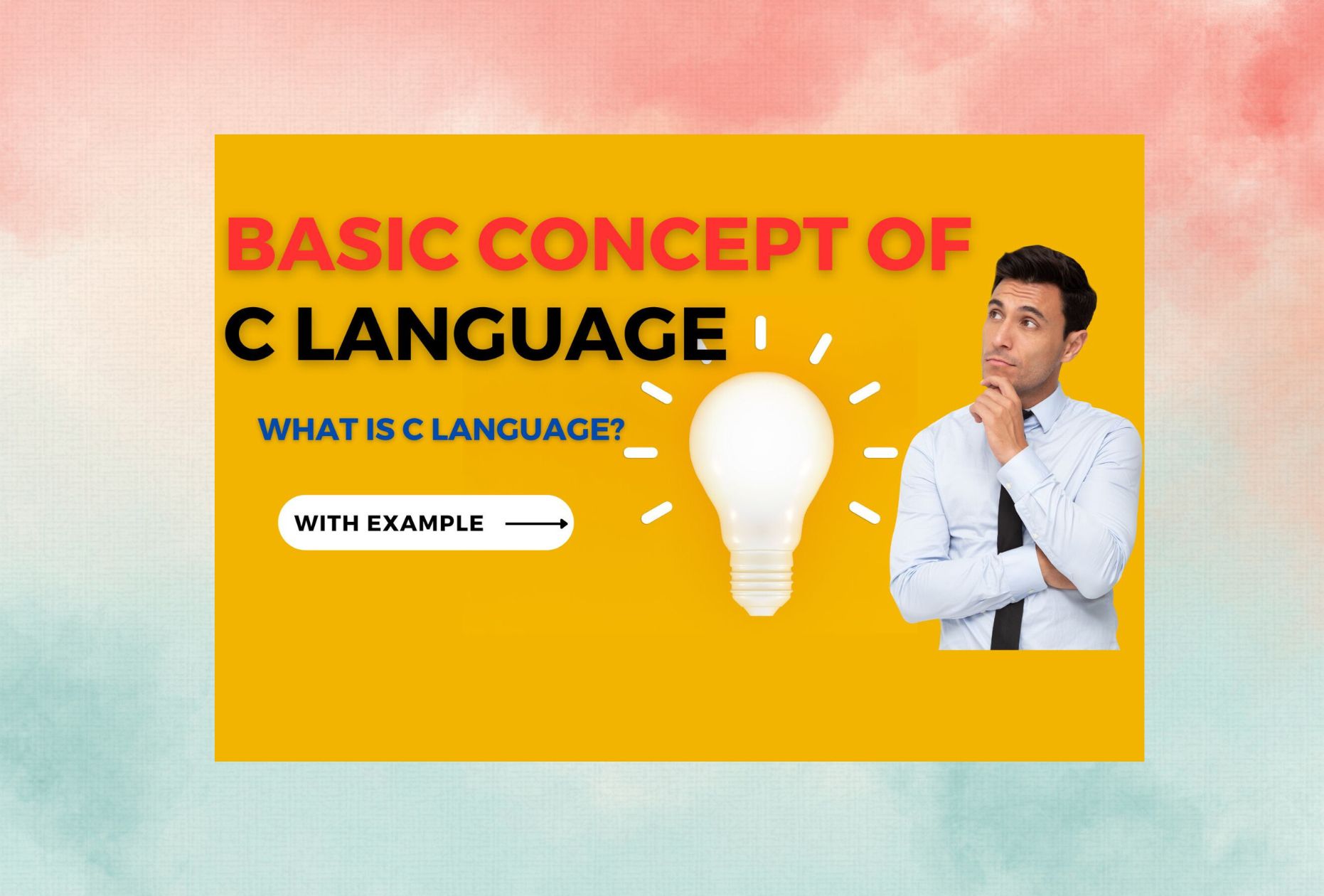 What is C language with example
