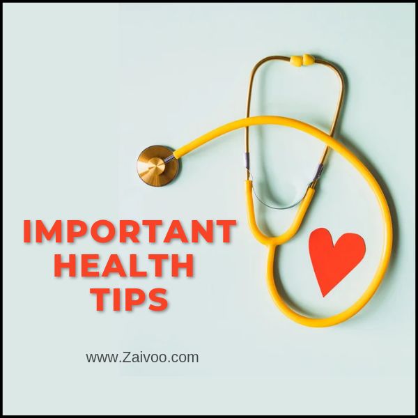 important health tips