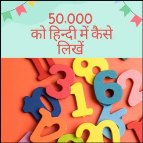 50000 in words is Fifty Thousand