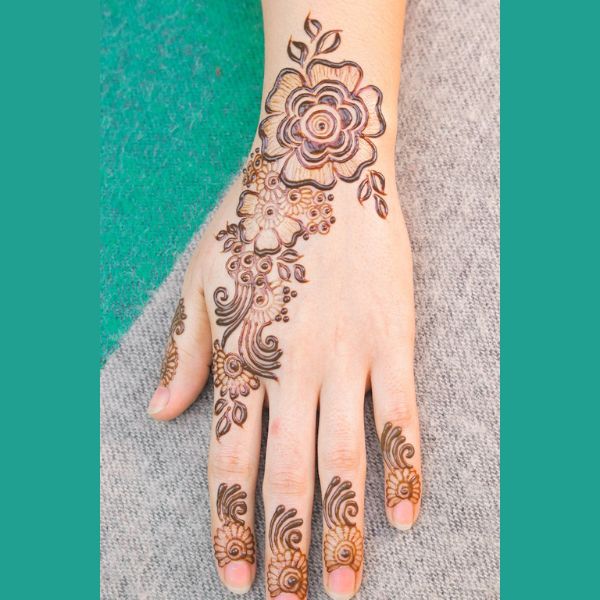 easy arabic mehndi designs for girls