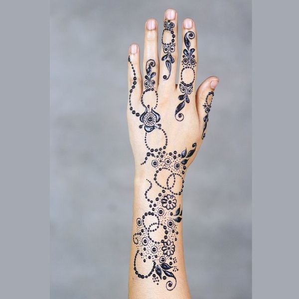 beautiful arabic mehndi designs for girls
