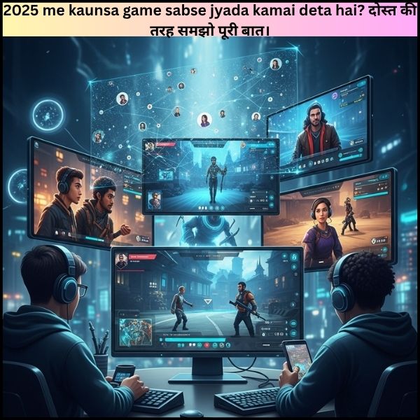 2025 me kaunsa game sabse jyada kamai deta hai? दोस्त की तरह समझो पूरी बात।