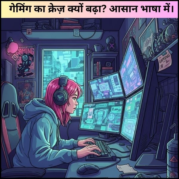 गेमिंग का क्रेज़ क्यों बढ़ा? आसान भाषा में।