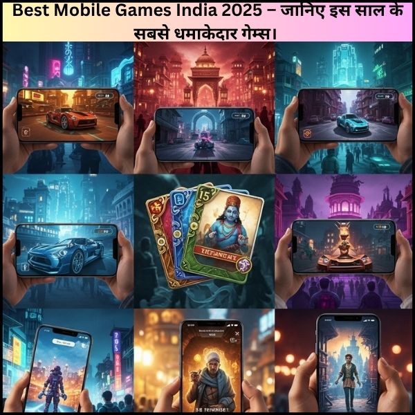 Best Mobile Games India 2025 – जानिए इस साल के सबसे धमाकेदार गेम्स। 