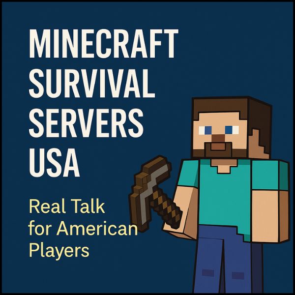 Minecraft Survival Servers USA – Real Talk for American Players.