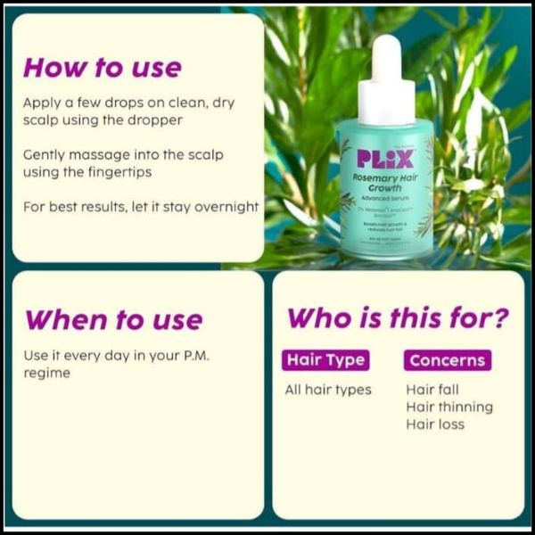 THE PLANT FIX ROSEMARY HAIR GROWTH SERUM