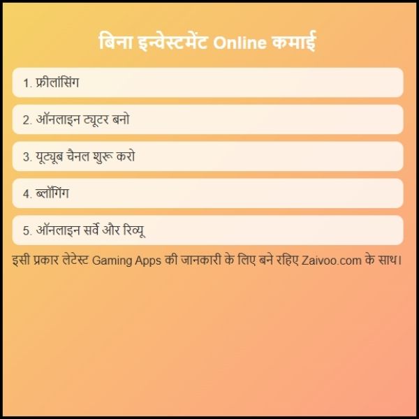 Online Paise Kaise Kamaye Without Investment