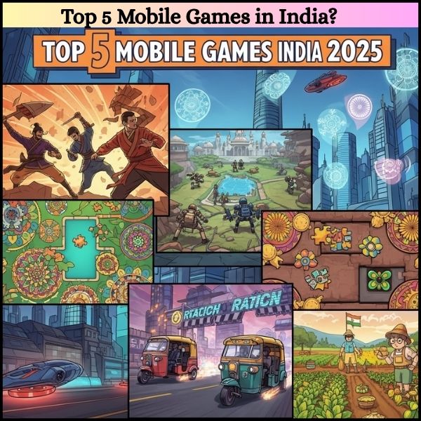 Top 5 Mobile Games in India