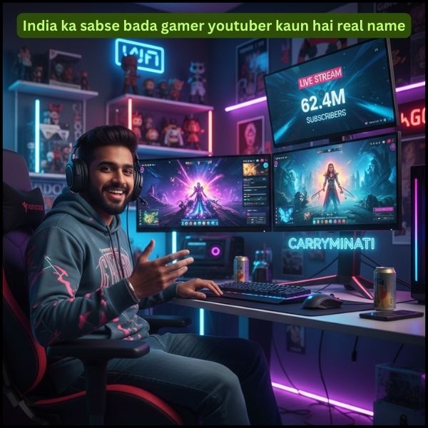 India ka sabse bada gamer youtuber kaun hai real name