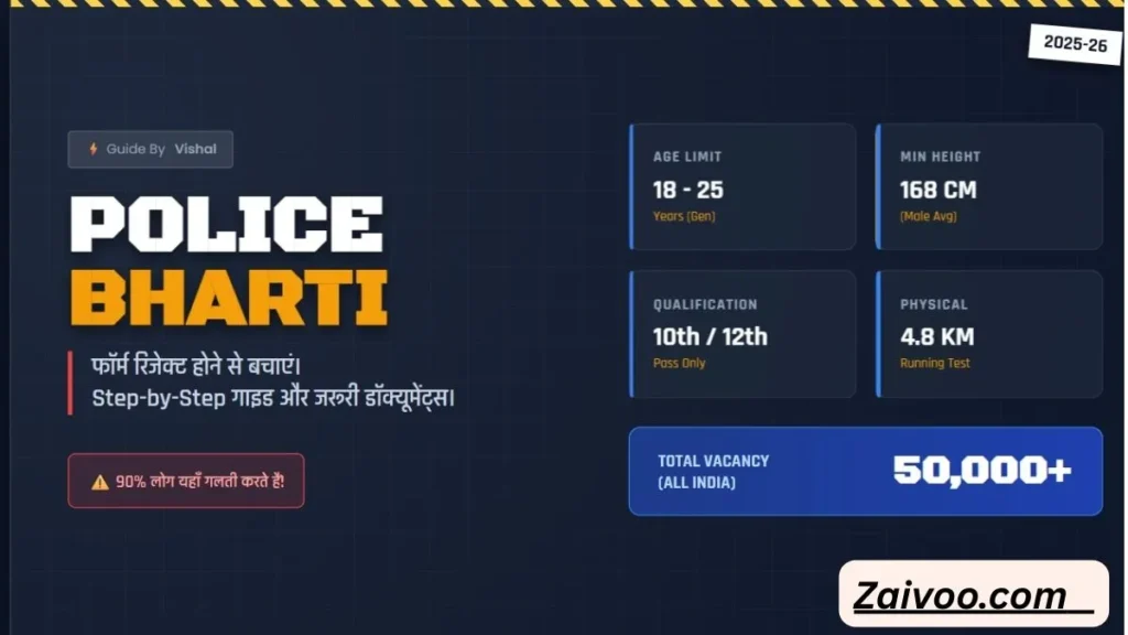 Police Bharti Form Kaise Bhare