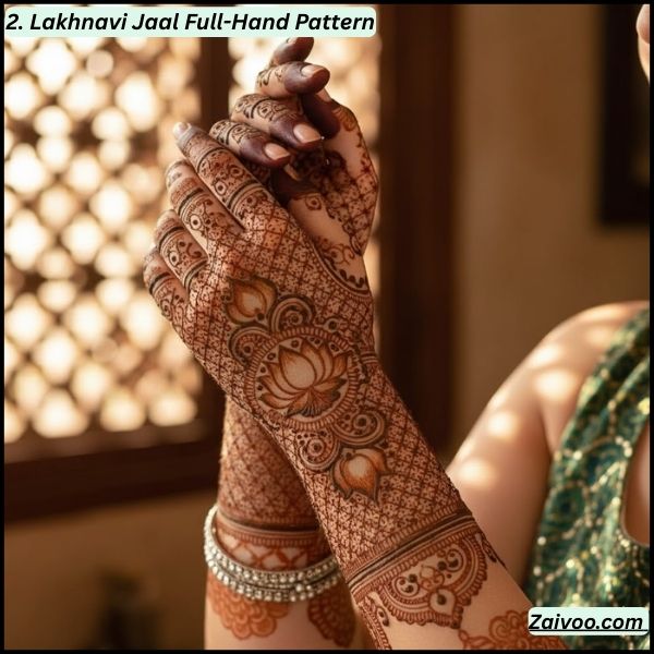 2. Lakhnavi Jaal Full-Hand Pattern