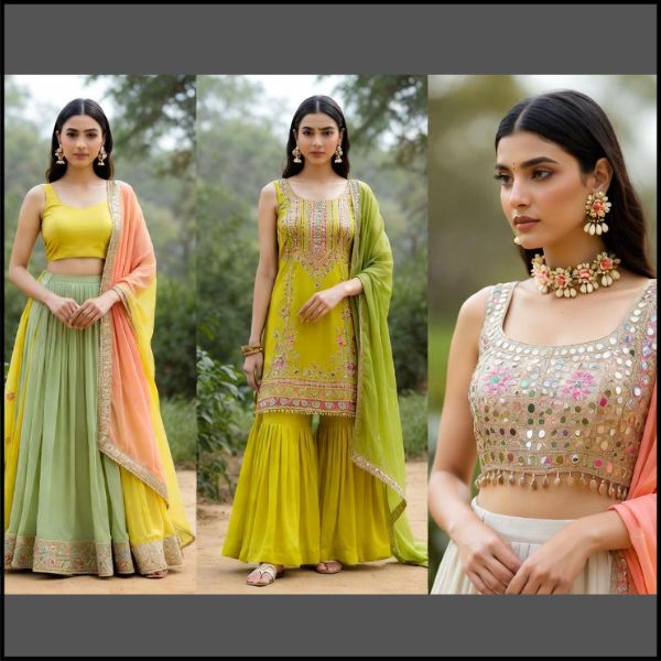 Mehndi Function Outfit Ideas for Girls
