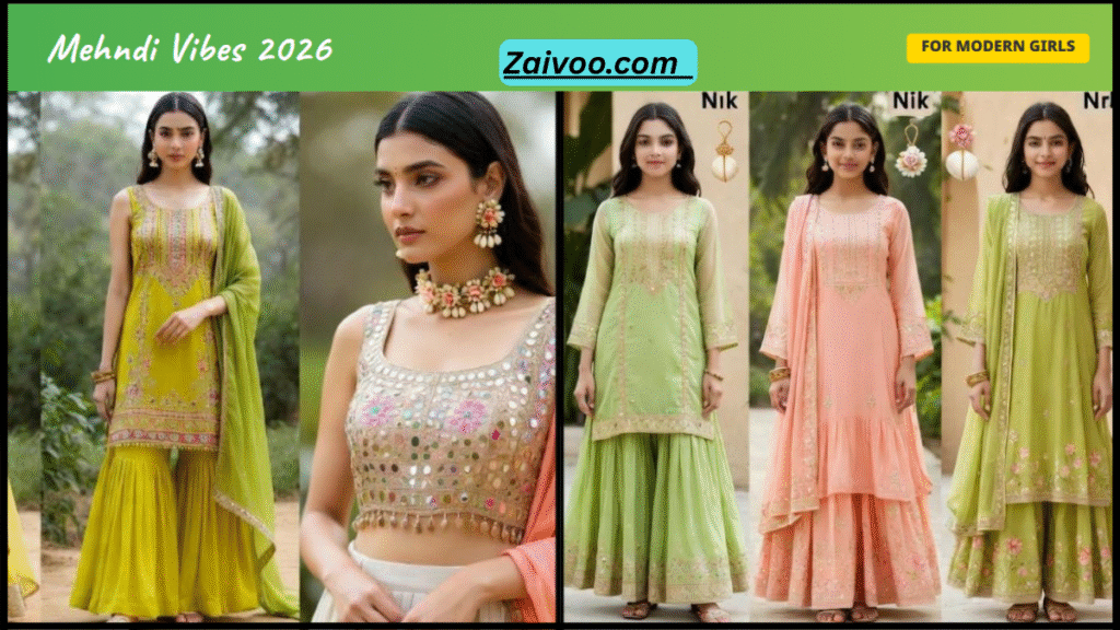 Mehndi Function Outfit Ideas for Girls