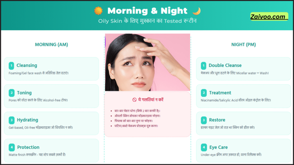 Oily Skin ke liye Best Skincare Routine