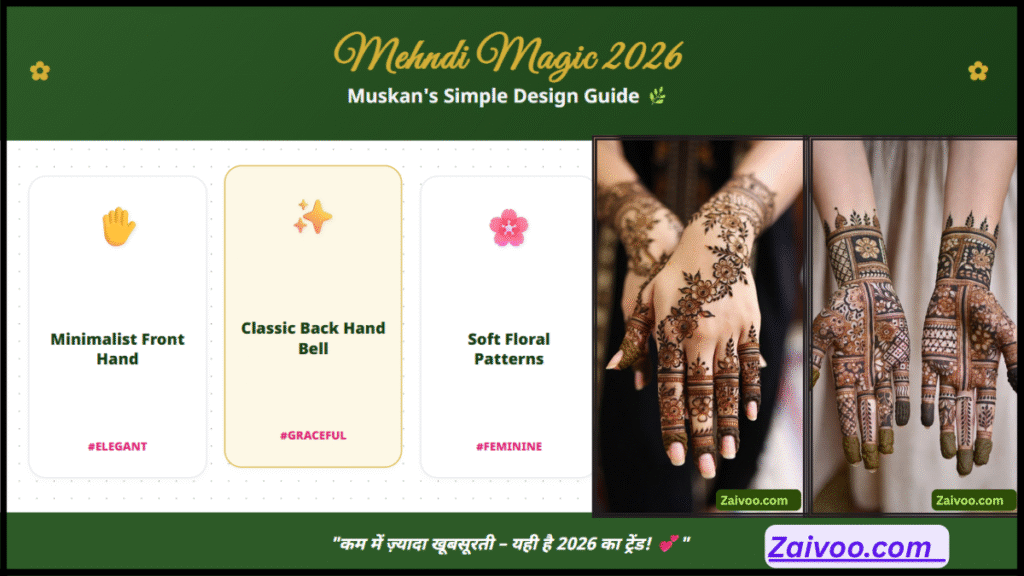 Top 5 सिम्पल मेहंदी डिजाइन 2026