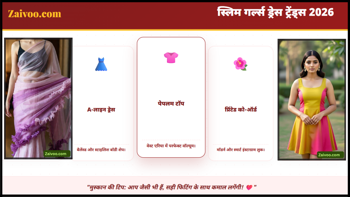दुबली लड़कियों के लिए ड्रेस? 2026