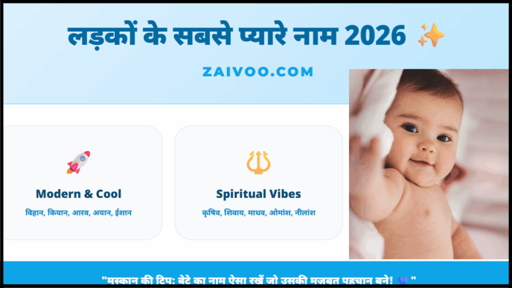 लड़कों के नाम की लिस्ट 2026