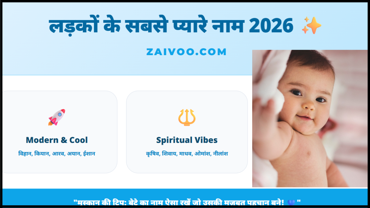 लड़कों के नाम की लिस्ट 2026