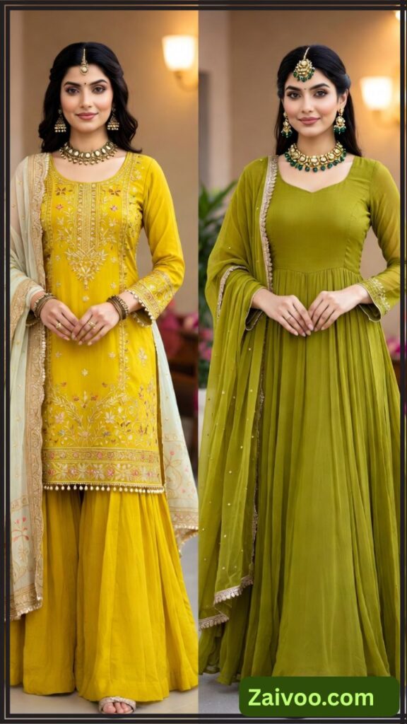 Mehndi Function Dress Ideas:
