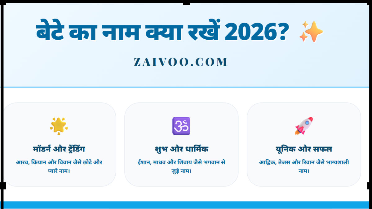 बेटे का नाम क्या रखें?