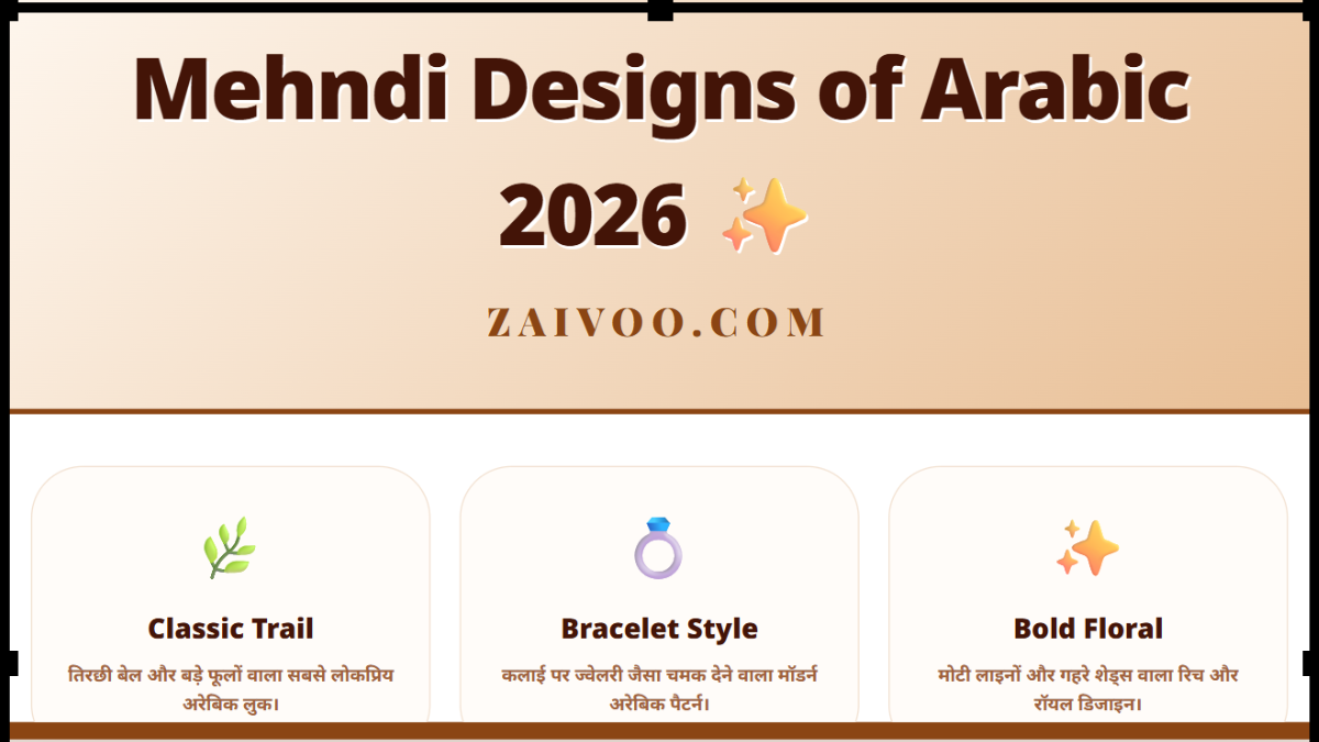 Mehndi Designs of Arabic