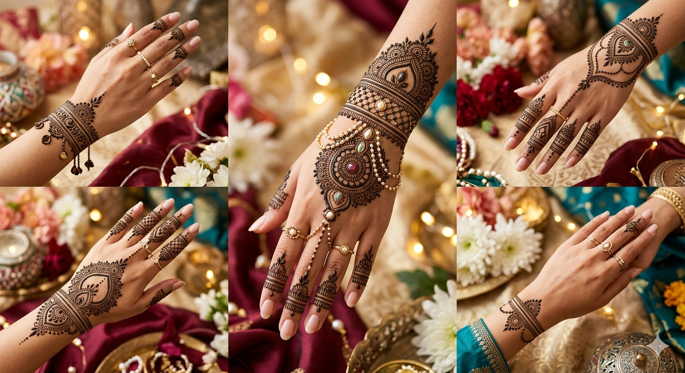 Jewellery Mehndi Design Collection — 50+ Premium Image Bundle - Image 3
